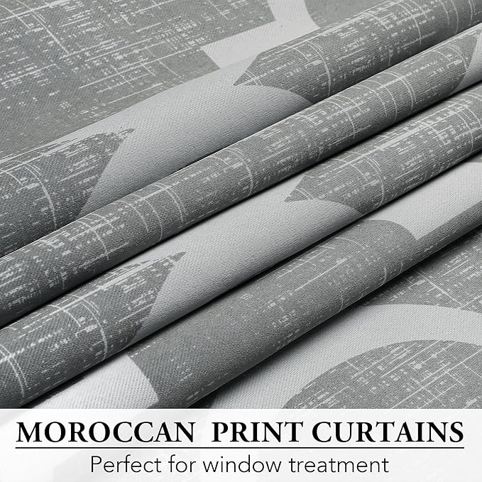 Beauoop 100% Blackout Curtains 96 Inches Long 2 Panels - Image 4