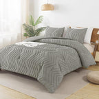 Andency Medium Grey Twin/Twin XL Comforter Set, Twin Bed Comforter - Image 6