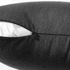 MIULEE Pack of 2 Decorative Outdoor Solid Waterproof Throw Pillow Covers Euro - Image 4