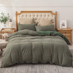 PURE ERA Jersey Knit Duvet Cover Set 100% T-Shirt Heather Cotton Super Soft - Image 6