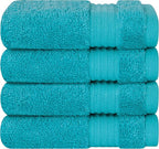 Cotton Paradise 100% Cotton Turkish Washcloth Set by UNITEDHOMETEXTILE