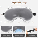 Sleep Mask Silk Eye Mask for Men Sleeping Mask, Adjustable Elastic Strap for - Image 6