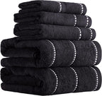 Lavish Home 6 Piece Bathroom Towels Set by LavishHomeCollection