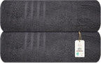 Pack of 2 Jumbo Bath Sheet 40 x 80 Inches, Extra Large Lightweight & Quick Dry by ASTILTEXCottonTowels