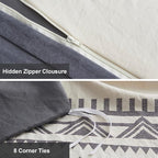 Oli Anderson Boho Duvet Cover Set Queen Size, Durable and Super Soft Duvet - Image 4