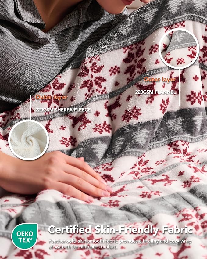 Homemate Electric Heated Blanket Full Size - Image 4