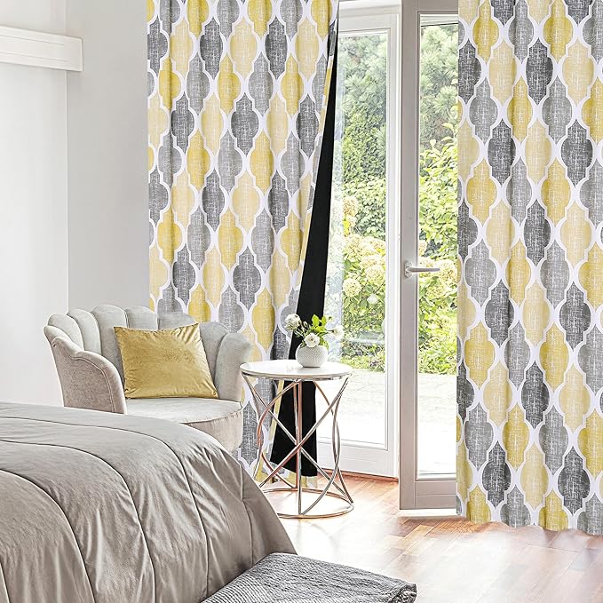 Beauoop 100% Blackout Curtains 96 Inches Long 2 Panels - Image 7