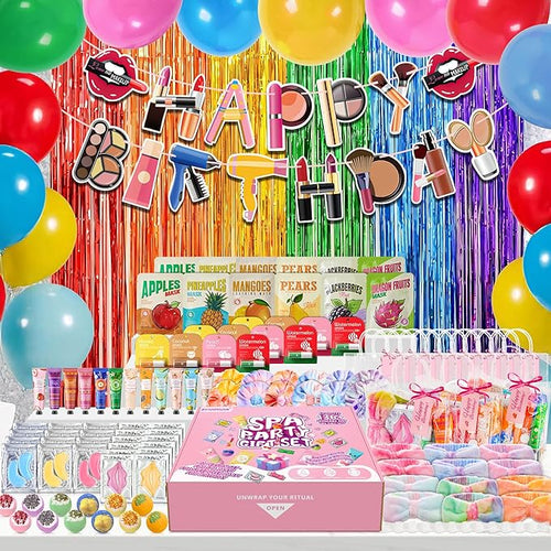 159Pcs Spa Party Supplies Set–12 Complete Spa Kits by Unknown