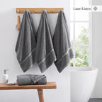 LANE LINEN 100% Cotton 4 Pack Bath Towels Set - Image 3