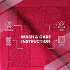 Infinitee Xclusives Burgundy Hand Towels - Image 7