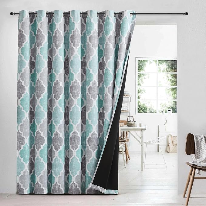 Beauoop 100% Blackout Curtains 84 Inches Long by Beauoop
