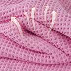Microfiber Waffle Bath Towels, 4 Pieces, Fast Drying, Lint Free 430 GSM - Image 2