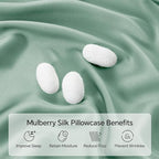 INFIIXSO Mulberry Silk Pillow Case King Size, Silk Pillowcase - Image 2