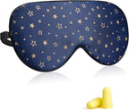 Silk Sleep Eye Mask for Men Women, Comfortable Super Soft Eye Mask by JersySlumber