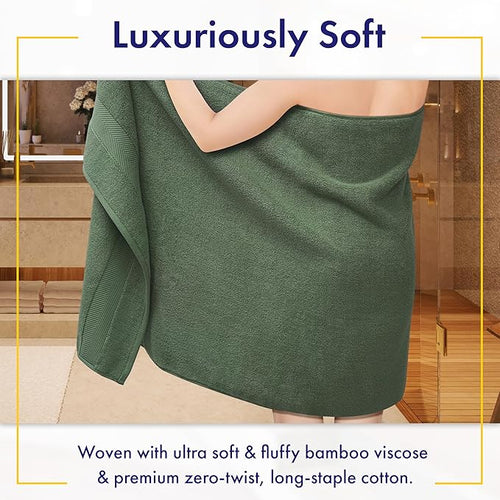 Alusa Home Ultra Soft & Plush Viscose from Bamboo Bath Towels - Image 2