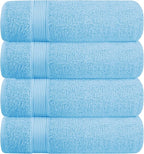 BELZZI Home Ultra Soft 4 Pack Oversized Bath Towel Set 27x54, Cotton Compact by Unknown