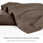 Mellanni California King Size Flat Sheet - Image 4