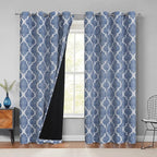Beauoop 100% Blackout Curtains 84 Inches Long 2 Panels by Beauoop