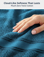 LANE LINEN Luxury 6-Piece Bath Towel Set - Image 3