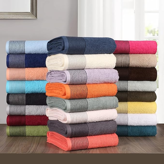 Belizzi Home Ultra Soft 2 Pack Oversized Bath Towel Set 28x55 inches, 100% - Image 5