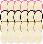 Boao 24 Pcs Loofah Pack Loofah Pads Bulk by Boao