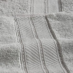 Modern Threads 4-Pack SpunLoft Bath Sheet Grey 35x66 - Image 6