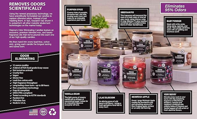 Siberian Fir Odor Eliminating Highly Fragranced Candle - Image 7