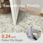 2x3 Entryway Area Rug Vintage Neutral Washable Small Carpet Indoor Non Slip - Image 3