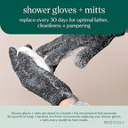 EcoTools Gentle Bath + Shower Gloves, Exfoliating Gloves Remove Dead Skin & - Image 7