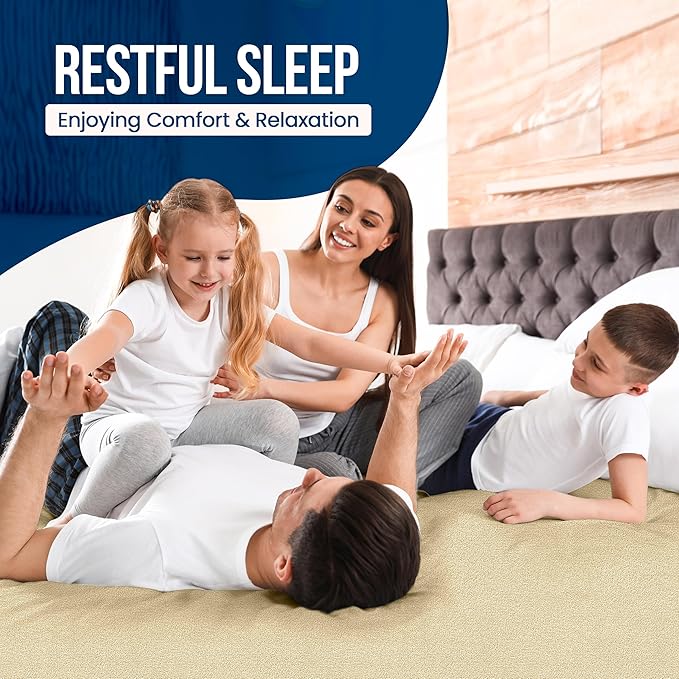 Queen Size Mattress Protector Waterproof, Premium 200 GSM Terry Mattress Cover - Image 7