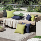 MIULEE Pack of 2 Decorative Outdoor Solid Waterproof Throw Pillow Covers Spring - Image 6
