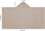 COTTON CRAFT Hooded Bath Towel – Oversized 35 x 70 Waffle Weave Towel - Image 3