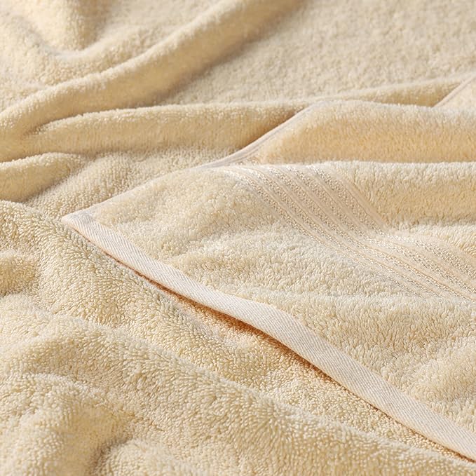 Superior Egyptian Cotton 4-Piece Bath Towel Set - Image 4