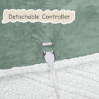 Electric Heated Blanket Full Size 72"x84", Soft Flannel - Image 8