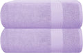 GLAMBURG Premium Cotton Oversized 2 Pack Bath Sheet 35x70-100% Pure Cotton by GLAMBURG