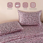 MR&HM Satin Bed Sheets with Elastic Corner Straps, Full Size Sheets Set - Image 6