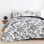 WONGS BEDDING Botanical Quilt Set King Size - Image 4
