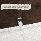 Electric Heated Blanket Queen Size 84"x90", Soft Flannel - Image 6