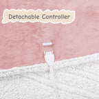 Electric Heated Blanket Queen Size 84"x90", Soft Flannel - Image 7