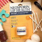 NEOSPORIN Lip Health Overnight Renewal Therapy White Petrolatum Lip Protectant - Image 8