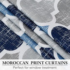 Beauoop 100% Blackout Curtains 63 Inches Long 2 Panels - Image 4