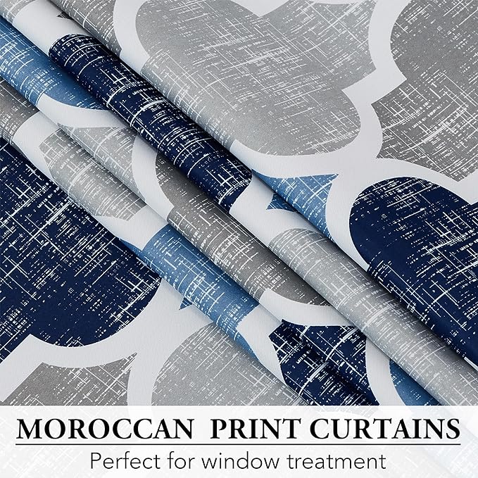 Beauoop 100% Blackout Curtains 63 Inches Long 2 Panels - Image 4