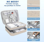 Electronics Organizer, Portable Cable Organizer Bags, Waterproof Electronic - Image 2