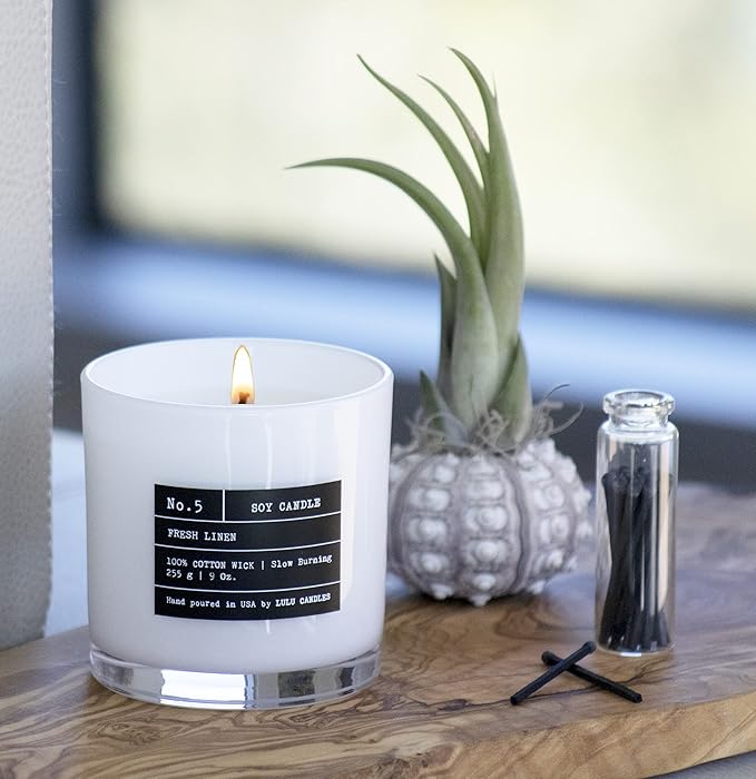 Lulu Candles | Island Coconut | Luxury Scented Soy Jar Candle | Hand Poured in - Image 5