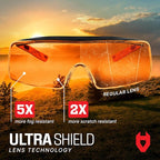 NoCry Blue Light Blocking Safety Glasses Over Eyeglasses - Image 7