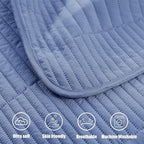 Whale Flotilla Ultra Soft California King Quilt Bedding Set, Lightweight - Image 7