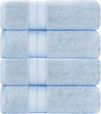 Modern Threads 4-Pack SpunLoft Bath Sheet White 35x68 - Image 2