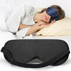 Silk Sleep Eye Mask for Men Women, Comfortable Super Soft Eye Mask - Image 7