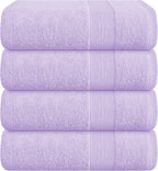 Belizzi Home 4 Pack Bath Towel Set 27x54, 100% Ring Spun Cotton, Ultra Soft by Unknown