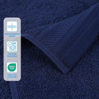 Superior Honeycomb 100% Cotton 500 GSM 12 Piece Bath Towel Set, 6 Washcloths - Image 3